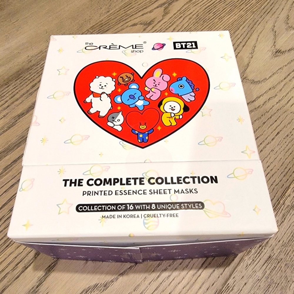*NEW* The Crème Shop | BT21: Complete Printed Essence Sheet Mask Collection